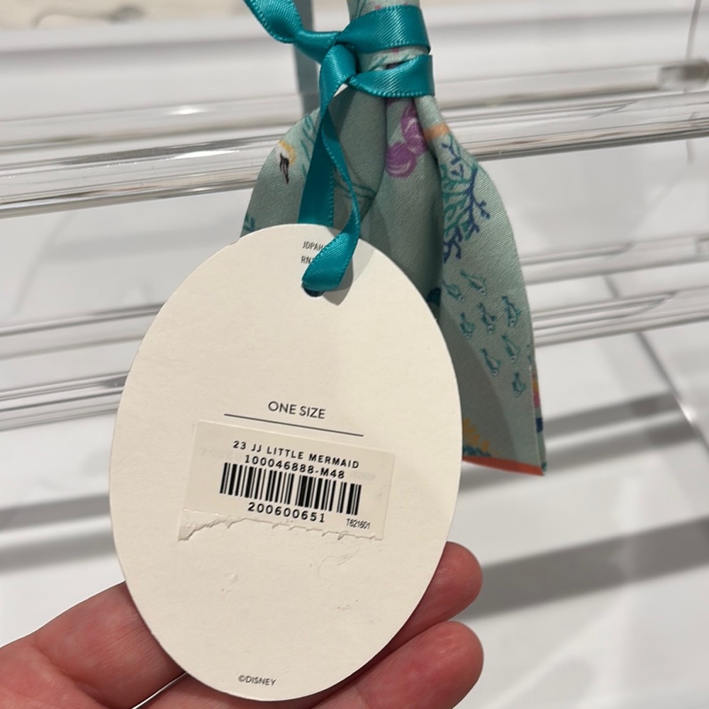 Janie and Jack x Disney The Little Mermaid Bow Headband NWT - Picture 4 of 7